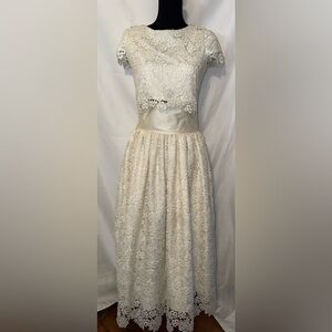 2 Piece Silk Wedding Set